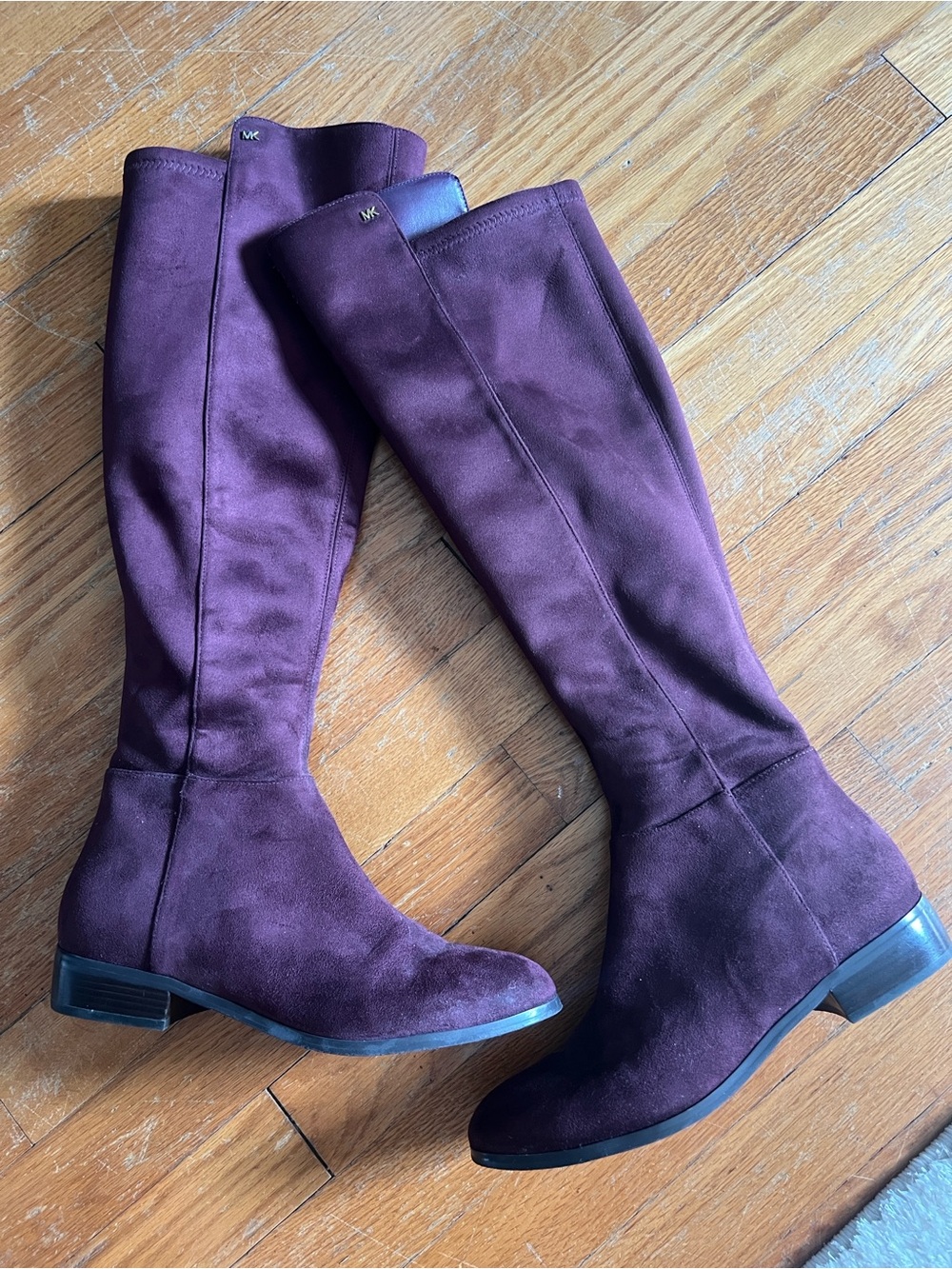 MICHAEL Michael Kors Merlot Suede Knee-High Boots
